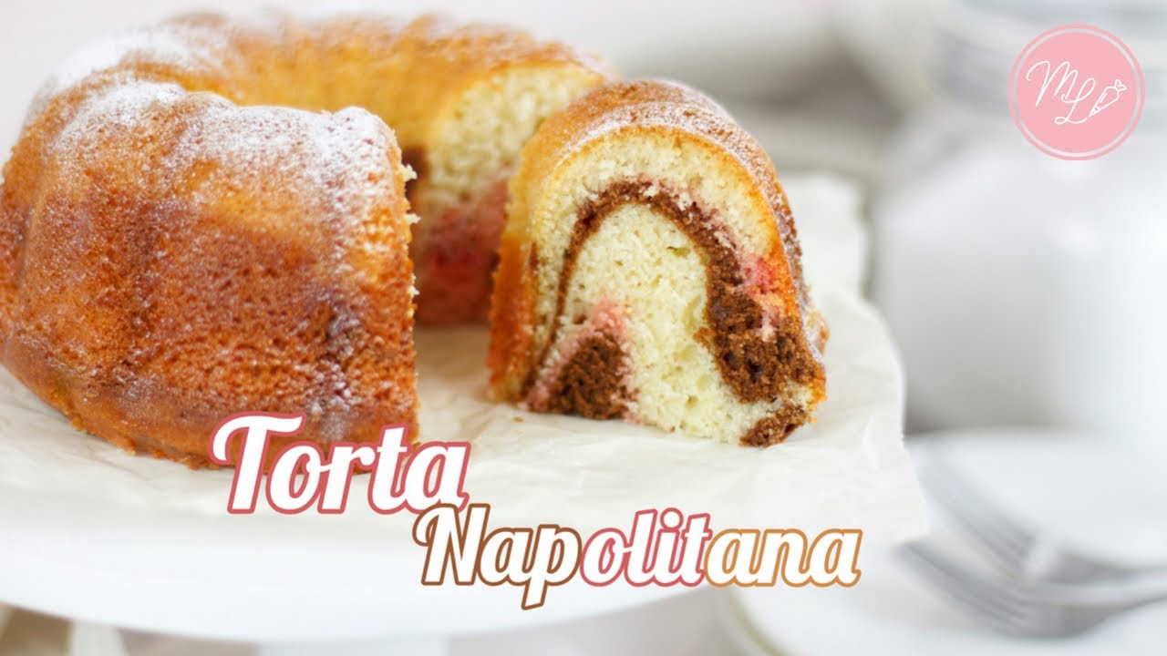 TORTA NAPOLITANA marmoleada | 3 sabores 1 pastel #tortamarmoleada #pastelnapolitano