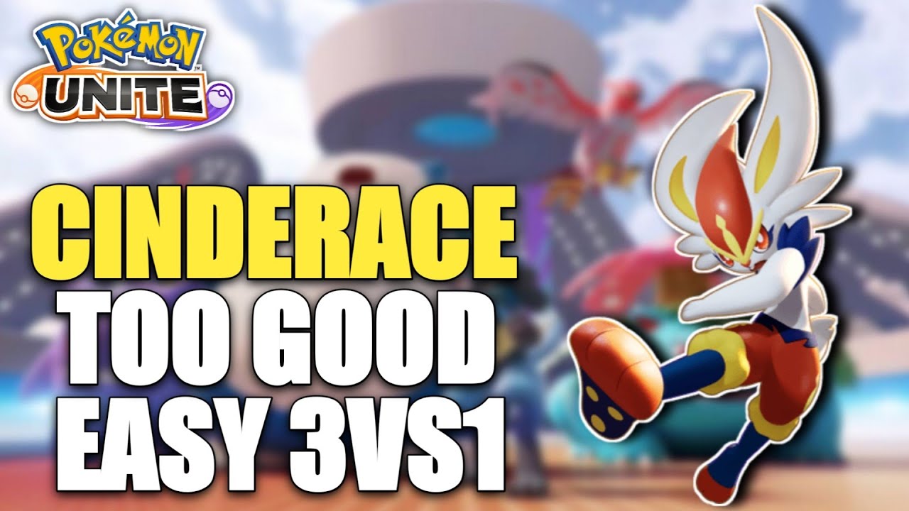 KITING AND BURNING THE ENEMIES | CINDERACE GAMEPLAY | POKÉMON UNITE