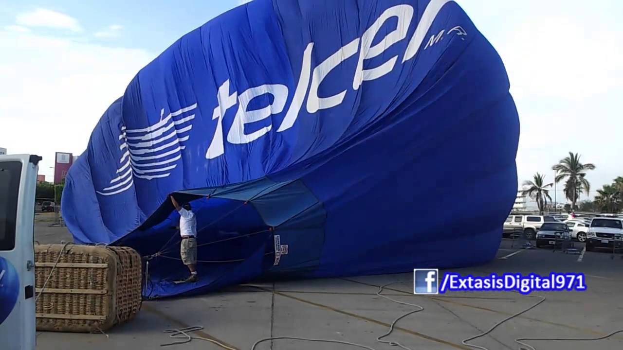 Inflado Globo Aerostático Telcel