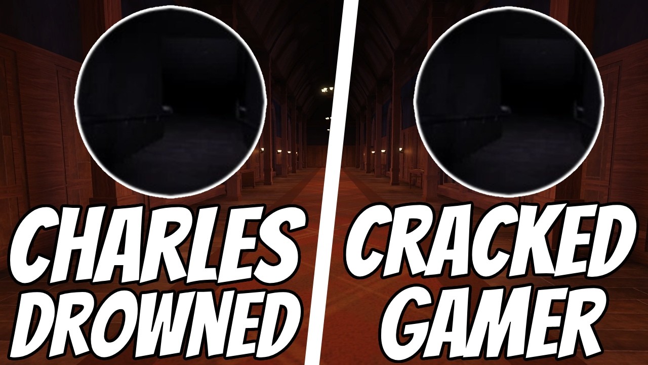 How to Get Cracked Gamer & Charles Drowned Badges in Doors Roblox