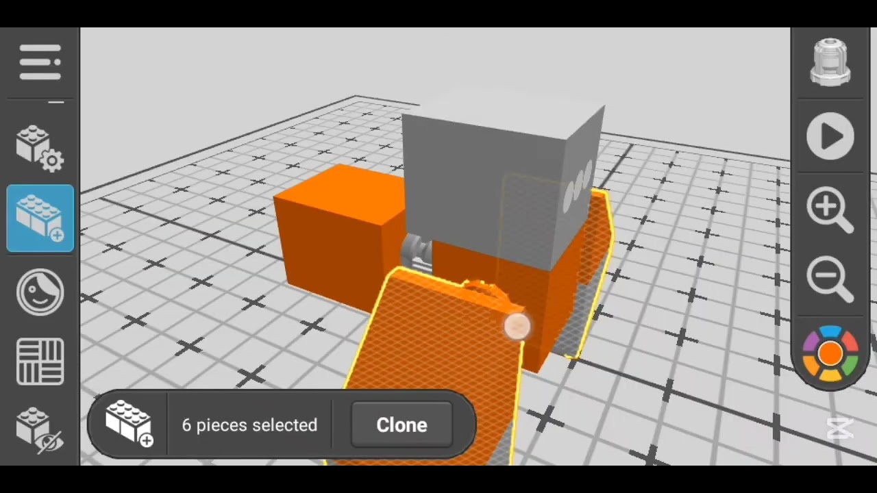How to make the robot in draw bricks!