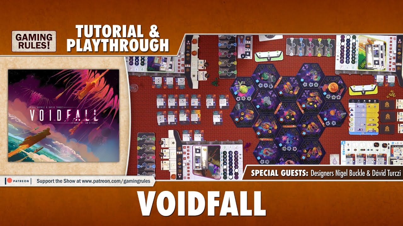 Voidfall - Tutorial & Playthrough with Nigel Buckle and David Turczi