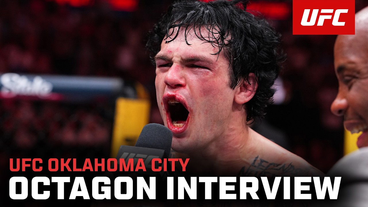 Интервью Томми Макмиллена в октагоне | UFC в Оклахома-Сити