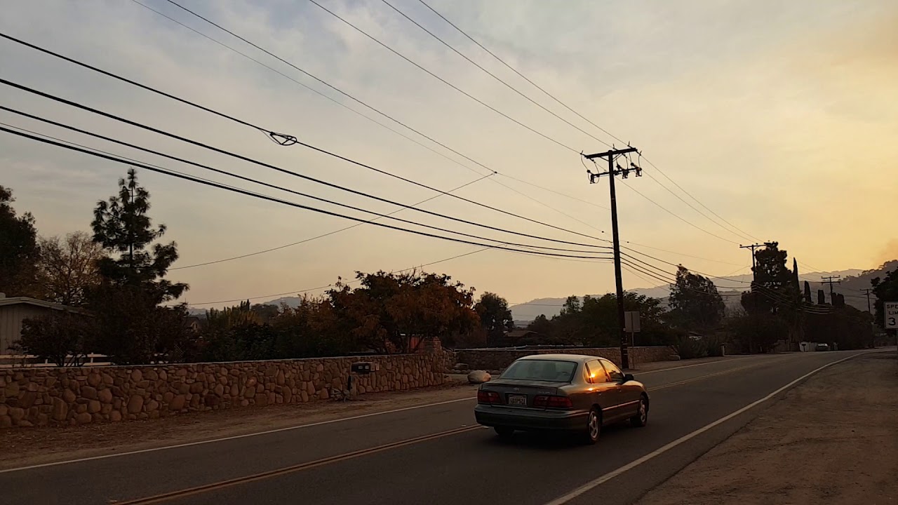#ThomasFire burnum & grapevine 3:45pm 12/9/17