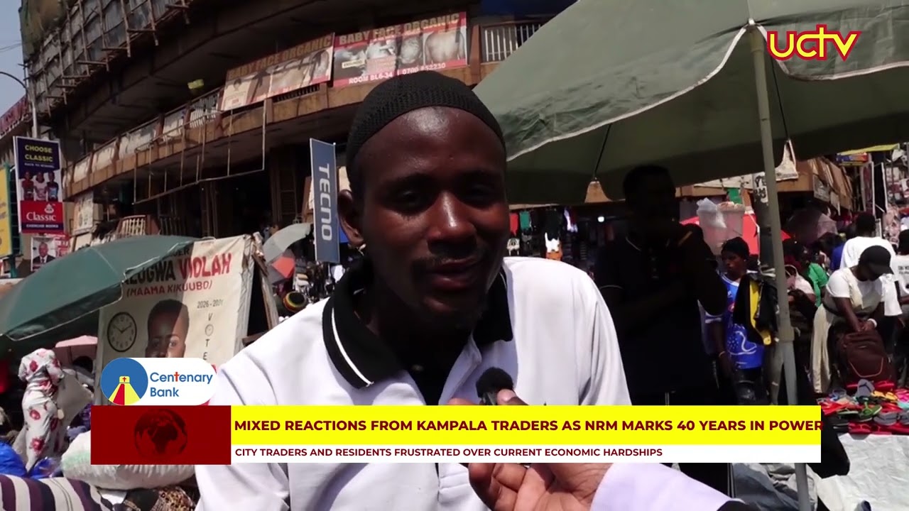 Mixed Reactions from Kampala Traders as NRM Marks 40 Years in Power