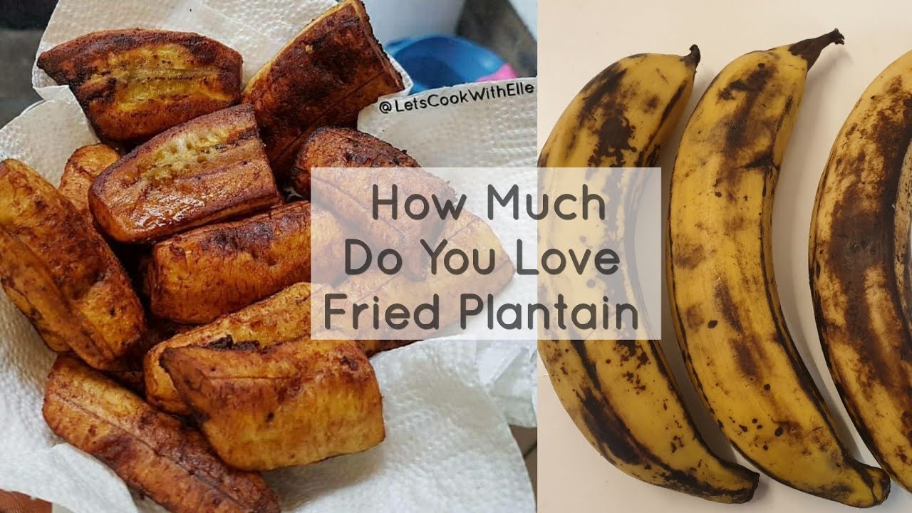 How To Deep Fry Plantain WITHOUT TOO MUCH OIL