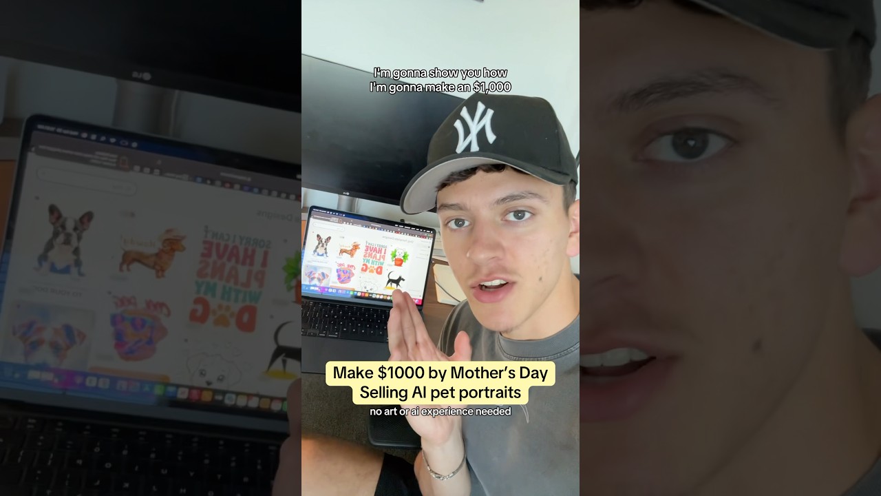 How to Make Money Selling Ai Generated Pet Portraits to Dog Moms