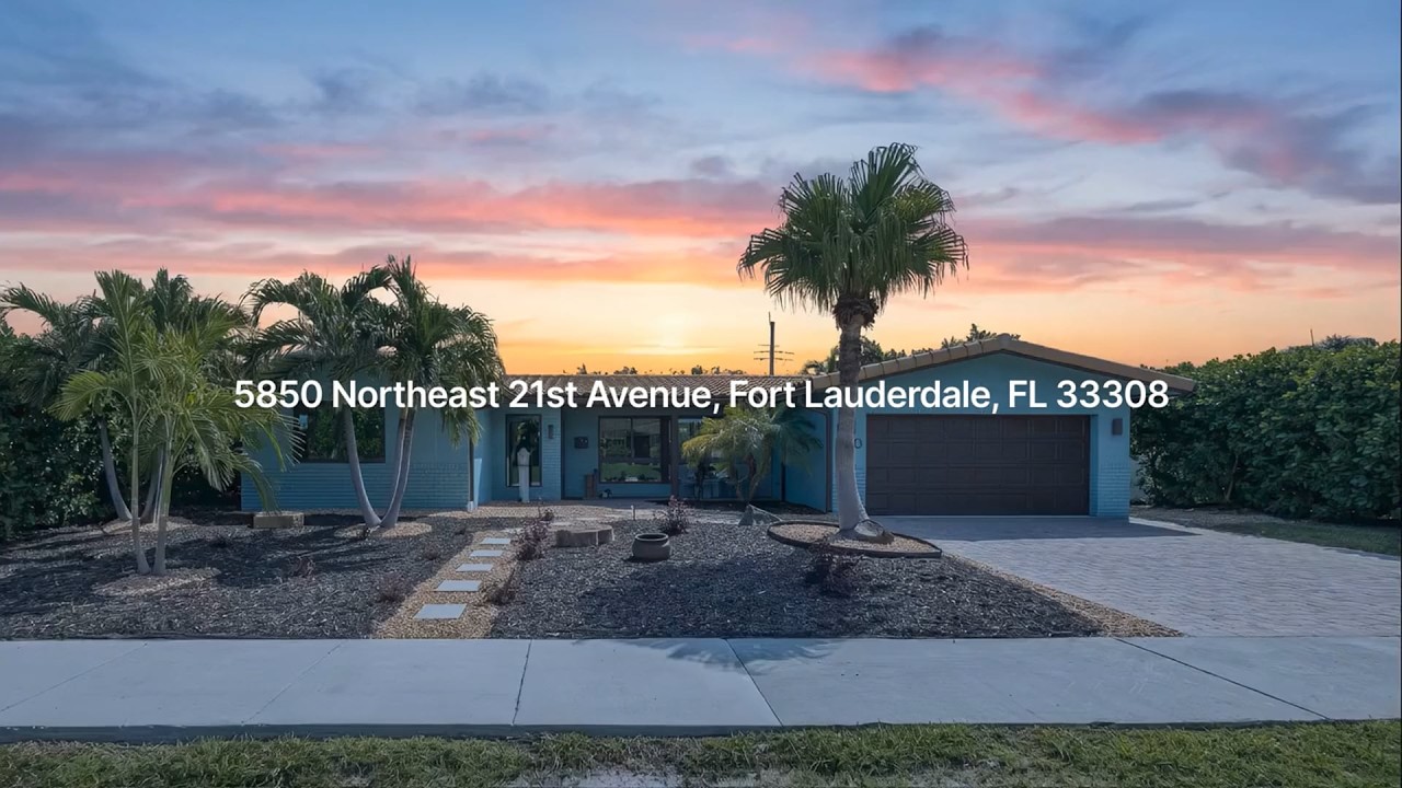 5850 NE 21ST Avenue, Fort Lauderdale, FL 33308 - Walk Through Video