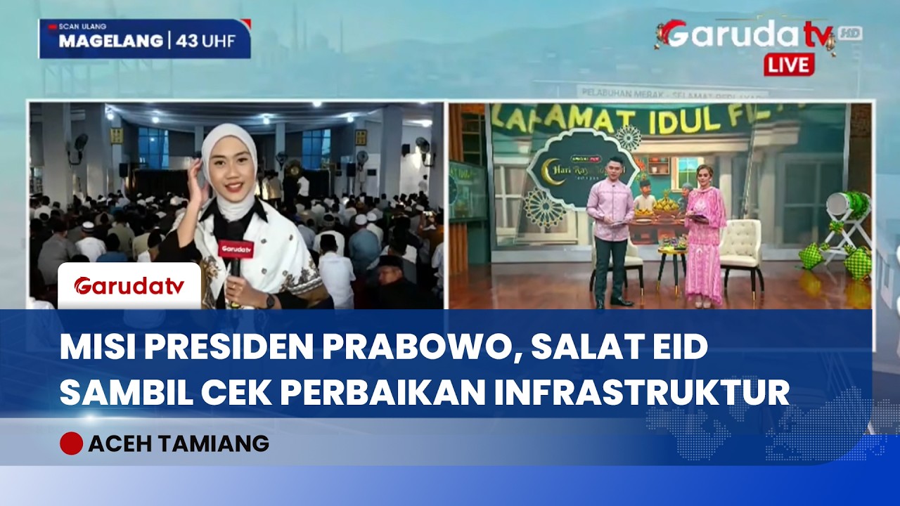 Presiden Prabowo Gunakan Momentum Idulfitri untuk Cek Infrastruktur Aceh Tamiang