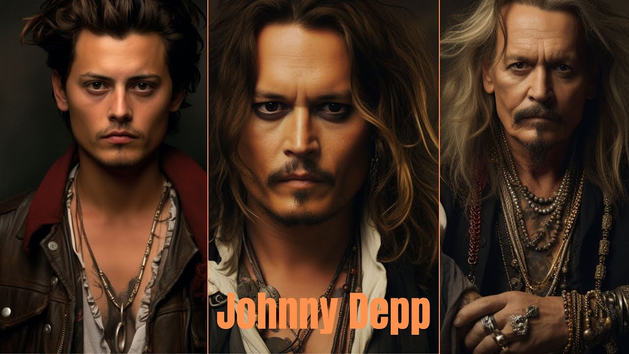 Made by AI - Johnny Depp Age Evolution (0-100)