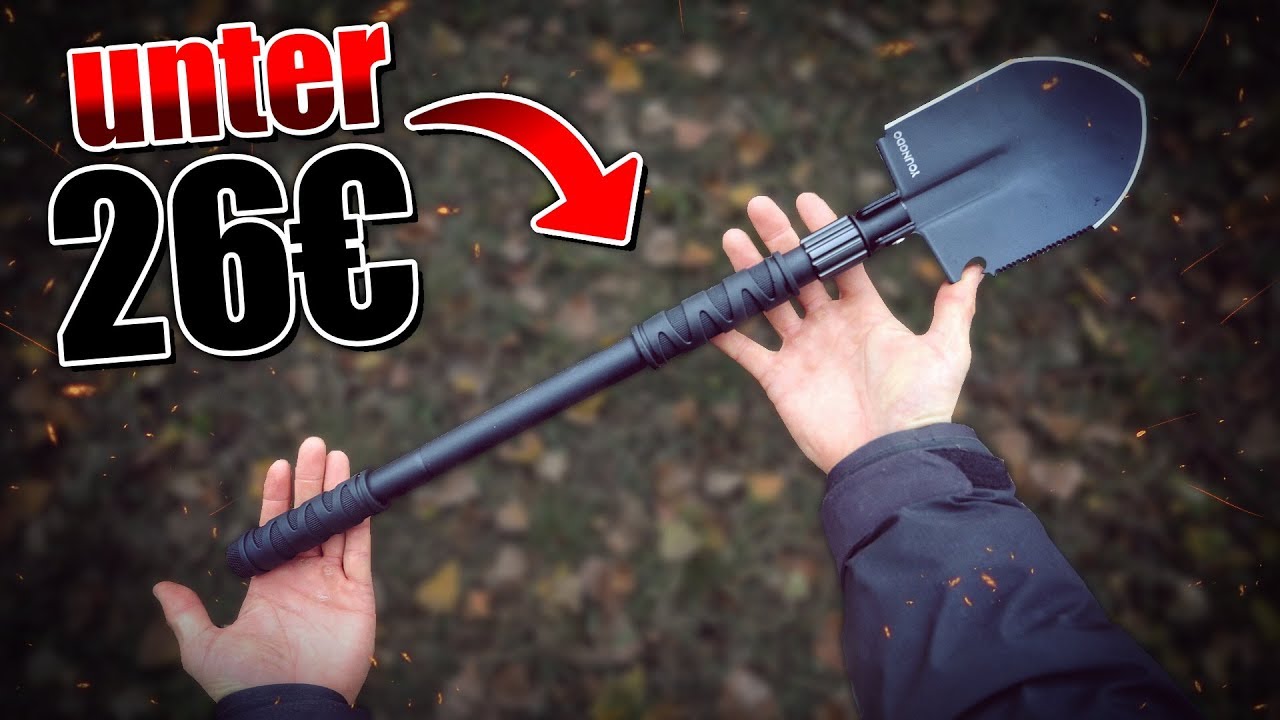 Der GÜNSTIGSTE Survival Klappspaten auf Amazon - Bushcraft Ausrüstung | Fritz Meinecke - Gear