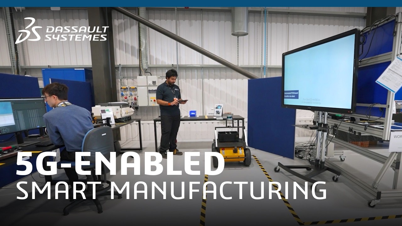 5G-Enabled Smart Manufacturing | AMRC North West & Dassault Systèmes
