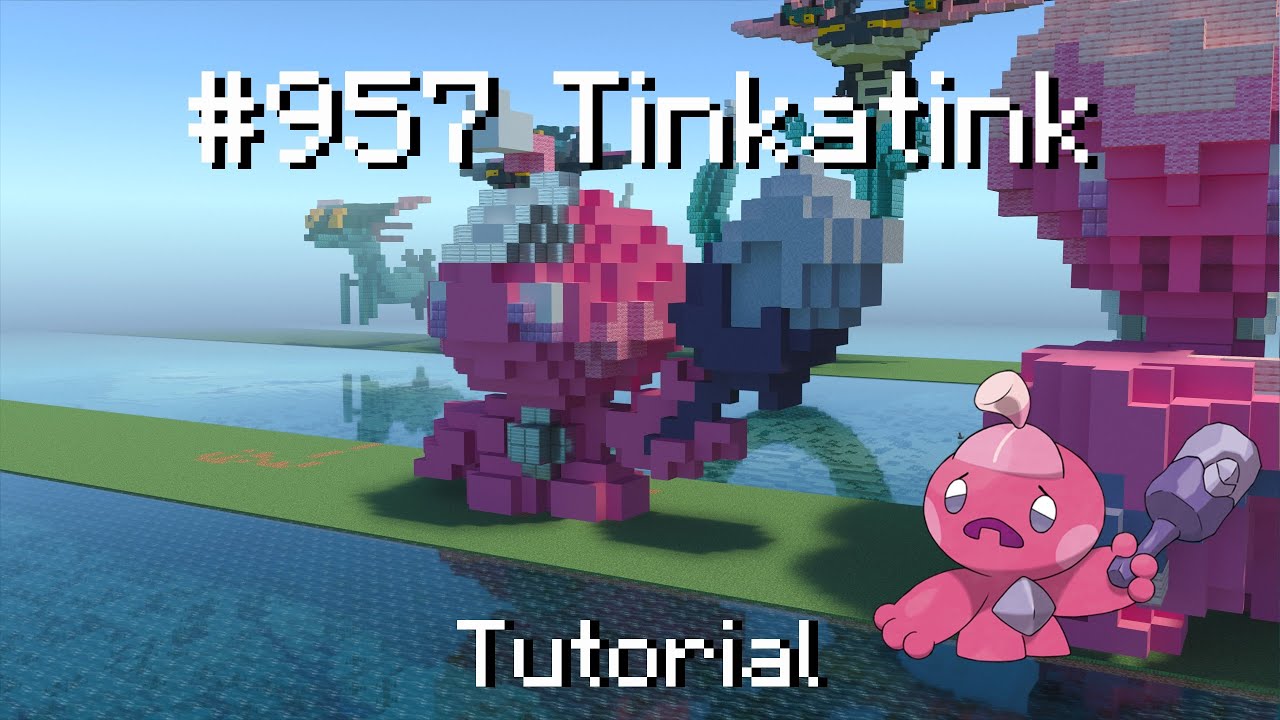 How to build a Pok&eacute;mon Tinkatink in Minecraft (Tutorial)