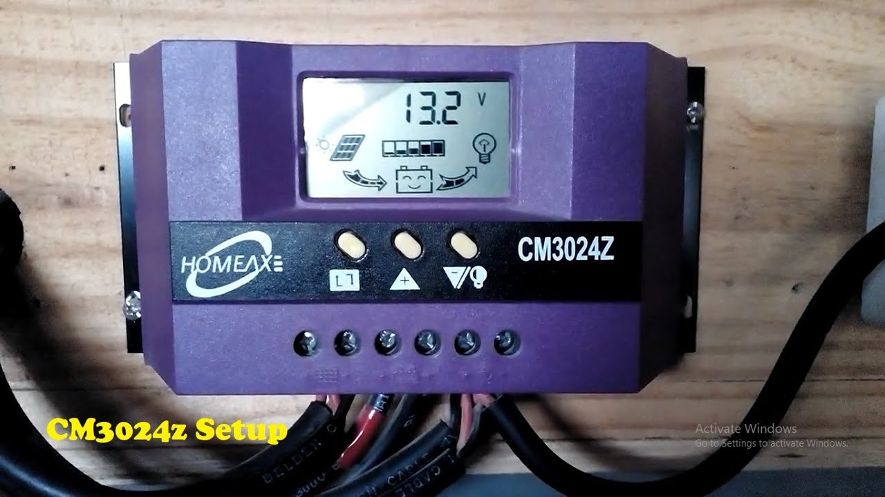 Solar Charge Controller CM3024Z Setup ( Urdu/Hindi )