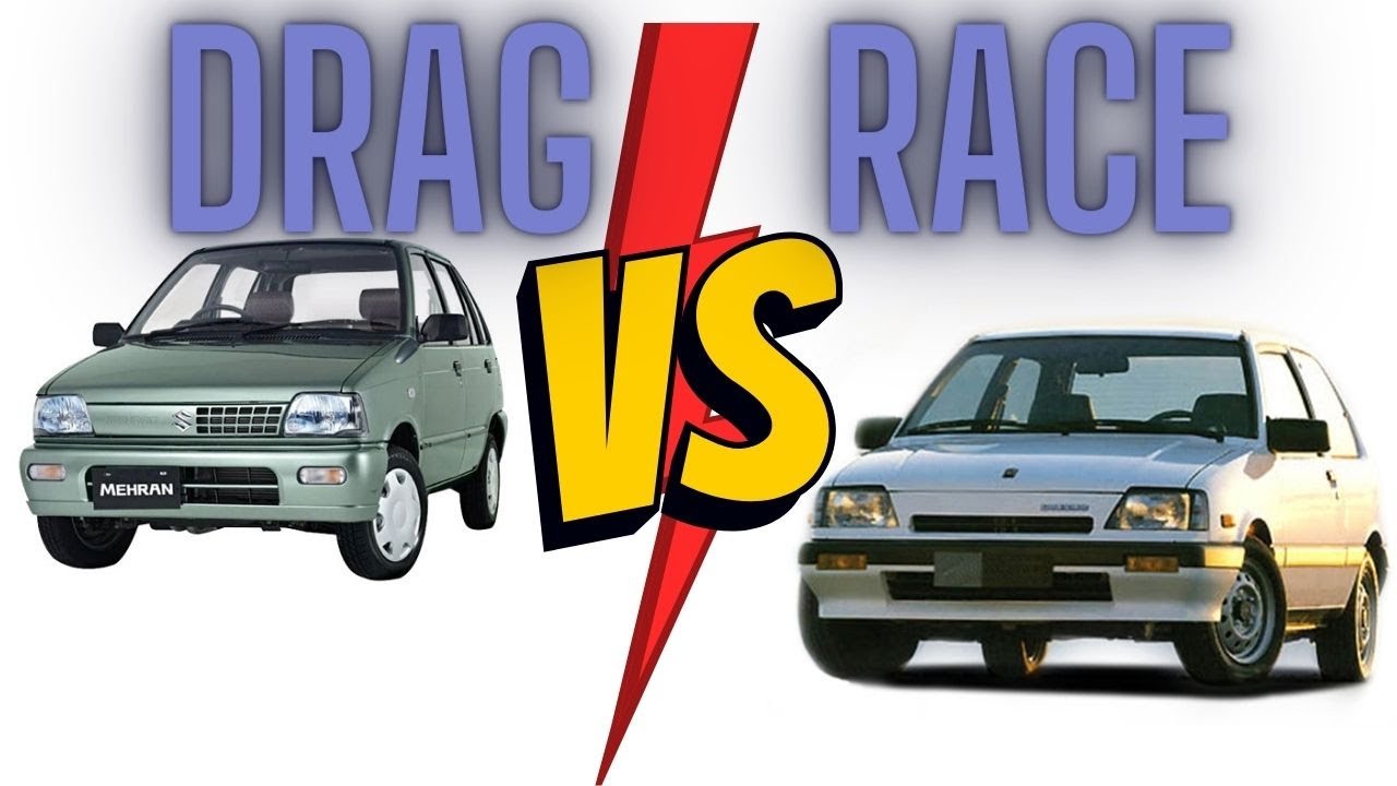 Suzuki Mehran VS Suzuki Khyber Drag Race!!