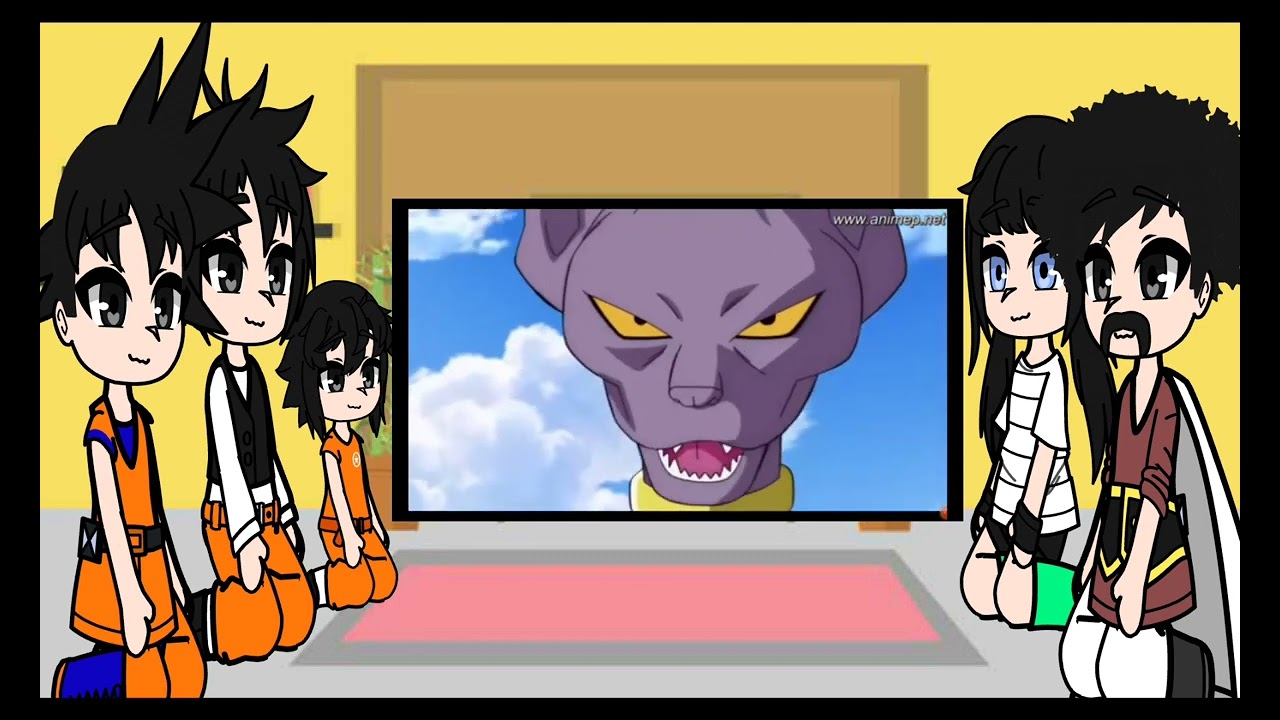 dragon ball z Reagindo ao futuro + Mr satan, Pan e Goku  Shipps Hanvi e Gochi