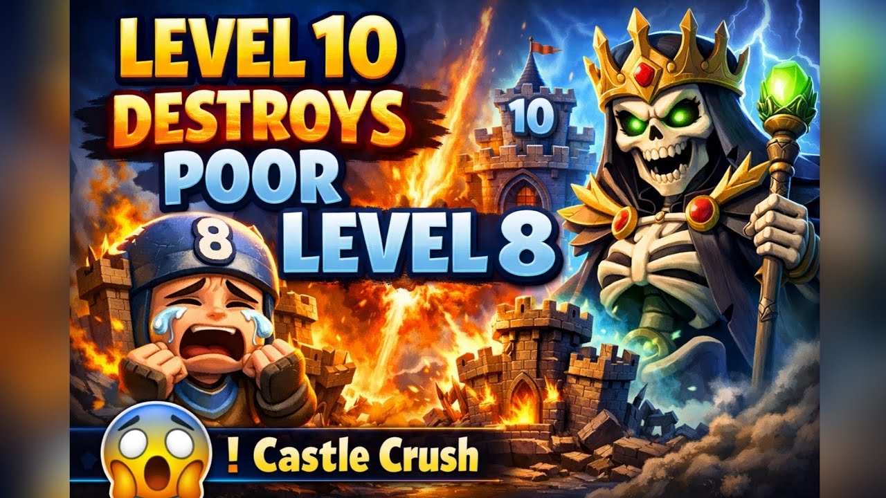 POV: You queued at level 8 and met a level 10 CASTLE CRUSH 