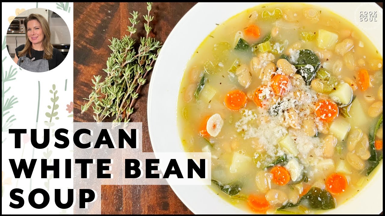 SIMPLY DELICIOUS Tuscan White Bean Vegetable Soup