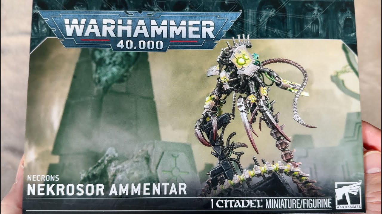Nekrosor Ammentar - Necrons - Unboxing (WH40K)