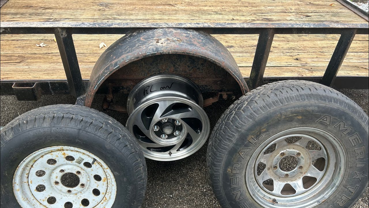 Carry-On Trailer Wheel Upgrades | Will truck wheels work on a utility trailer? Mock up and opinion