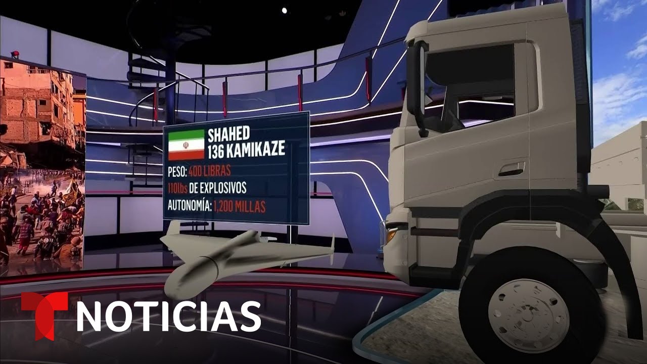 Estas son las principales características de los drones que está usando Irán | Noticias Telemundo