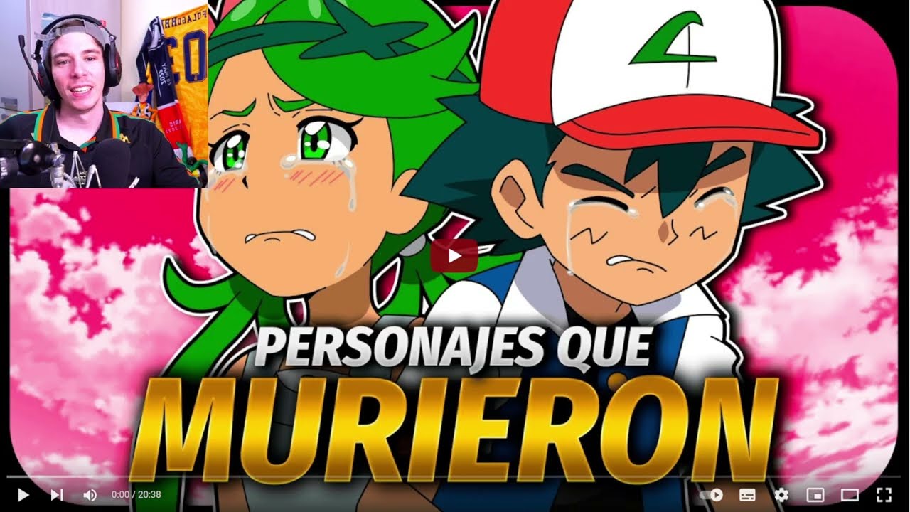 Folagor Reacciona 10 PERSONAJES QUE MURIERON EN EL ANIME DE POKÉMON ✨