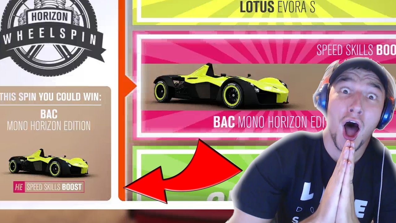 50+ WHEEL SPINS WITH LUCK on FORZA HORIZON 3!
