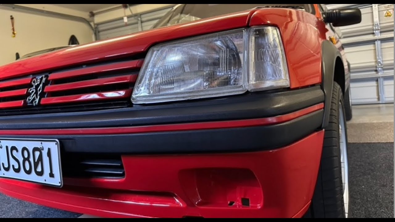 Peugeot 205 GTI front end paint and refresh and a Spoox special delivery...