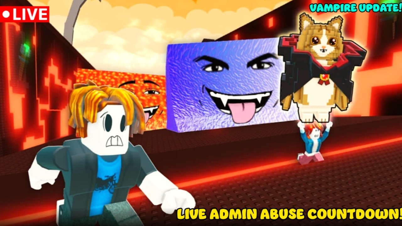 LIVE 🔴ADMIN ABUSE + New Update Escape Tsunami for Brainrots  | Roblox #adminabuse