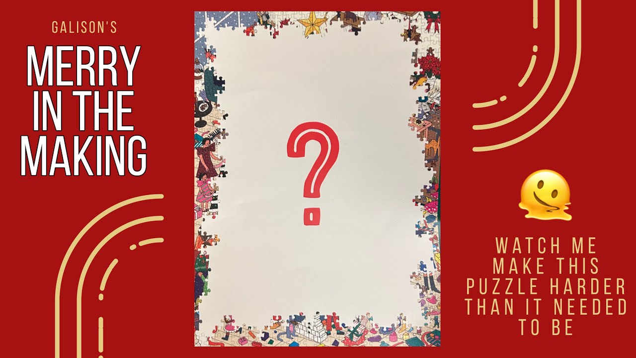Merry Christmas! | Merry in the Making 1000 Piece Puzzle from Galison