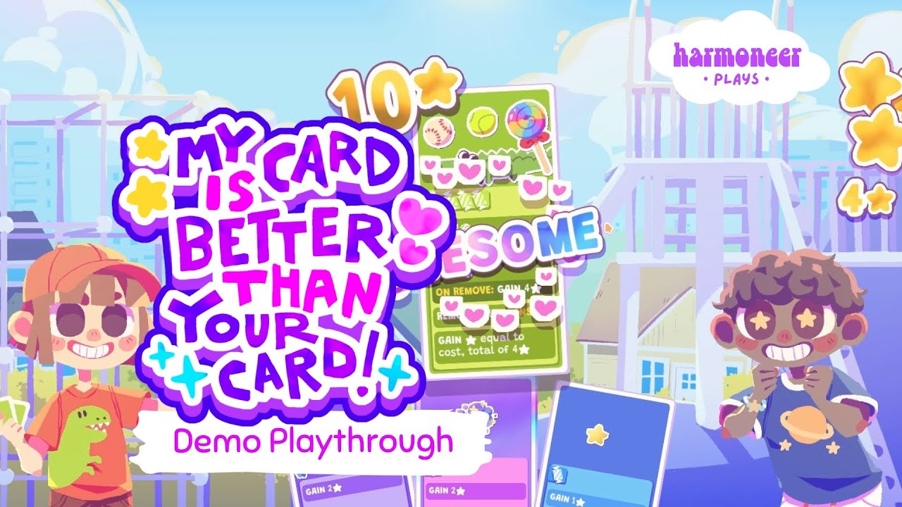 🃏 Stickers Card Battles on the Playground!👾 My Card Is Better Than Your Card! Demo | No Commentary