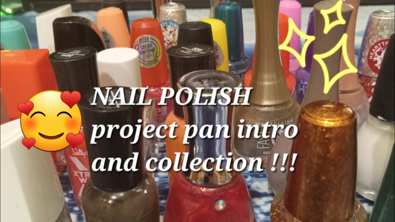 NAIL POLISH project pan intro and collection video!!🤪🤩💖  #nailpolishprojectpan #nailpolishcollection