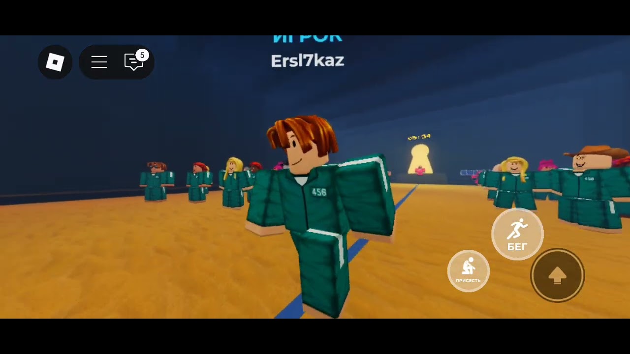 Игра в Кальмара 3 сезон #Roblox
