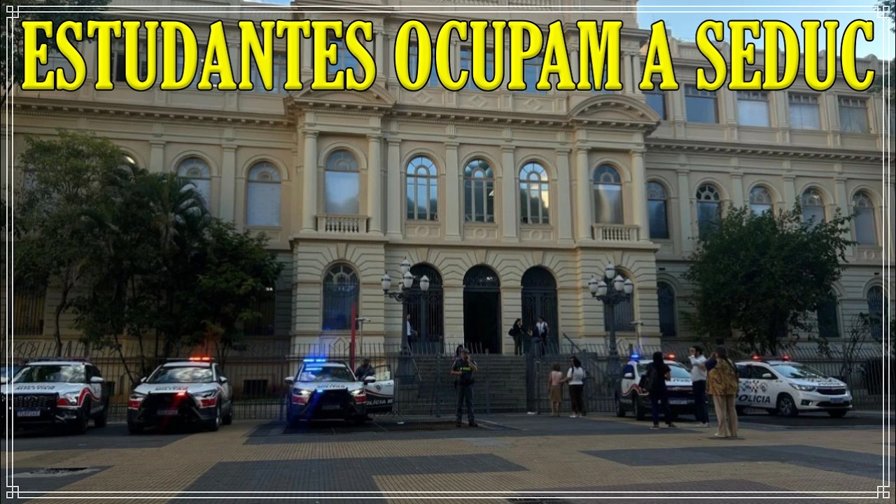 ESTUDANTES OCUPAM A SEDUC-SP