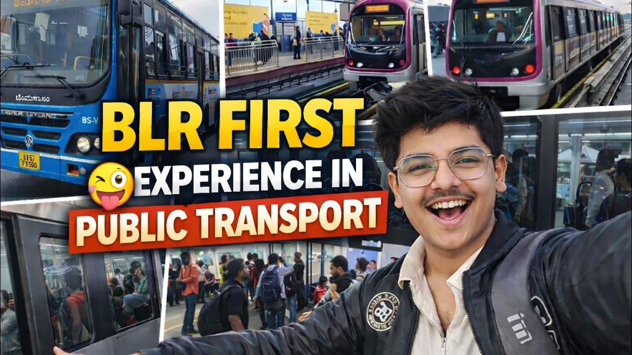 BLR FIRST 😜EXPERIENCE IN PUBLIC TRANSPORT | #banglorelife | #vlog | #dailyvlog | #bachelorlife