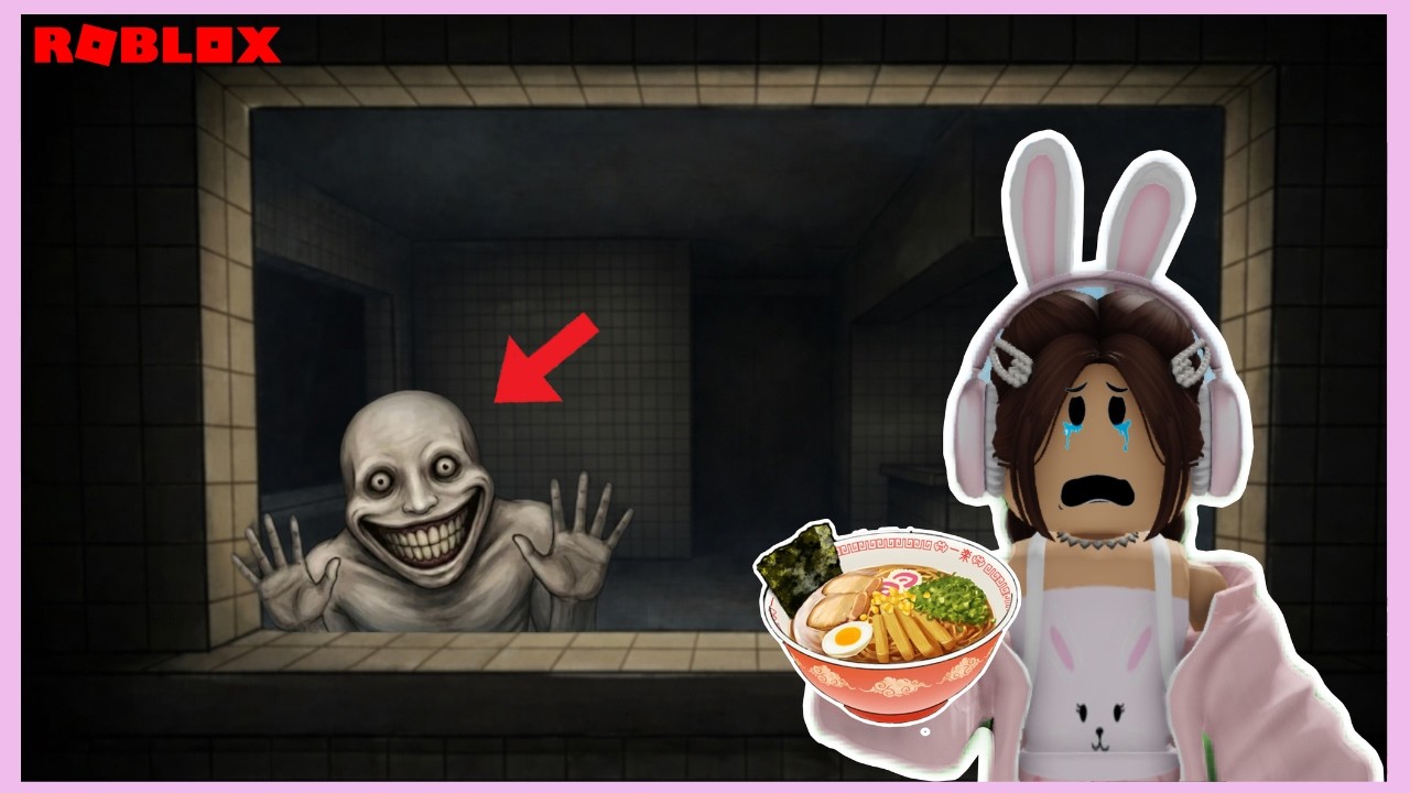 JUALAN RAMEN DI MALAM HARI.. TAPI YANG BELI HANTU?!😱 | ROBLOX