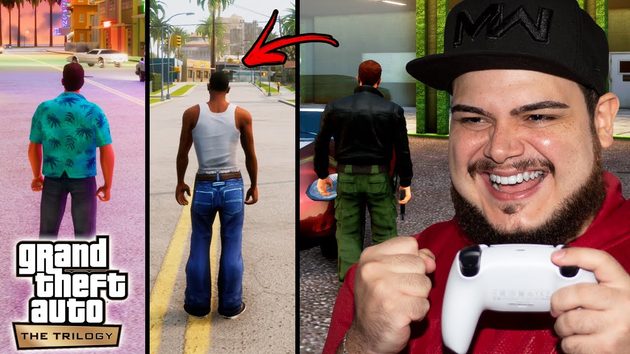 JOGANDO GTA THE TRILOGY PELA PRIMEIRA VEZ NO PS5!
