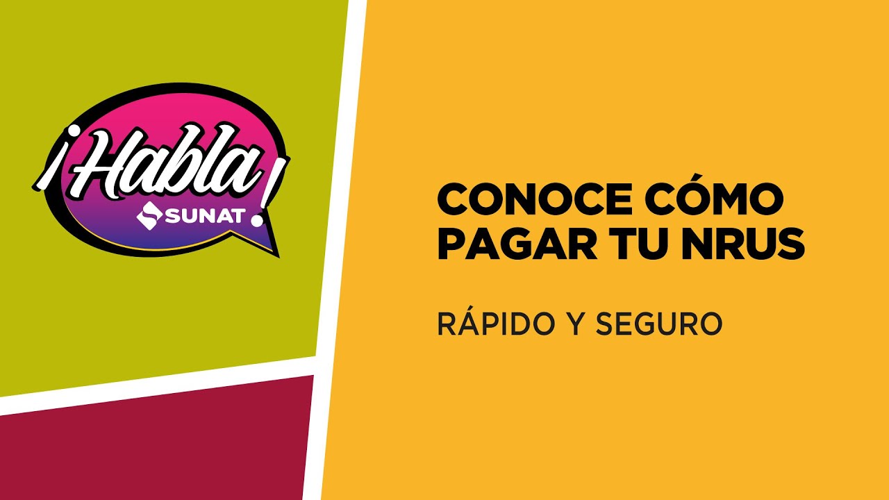 Conoce cómo pagar tu NRUS, rápido y seguro.