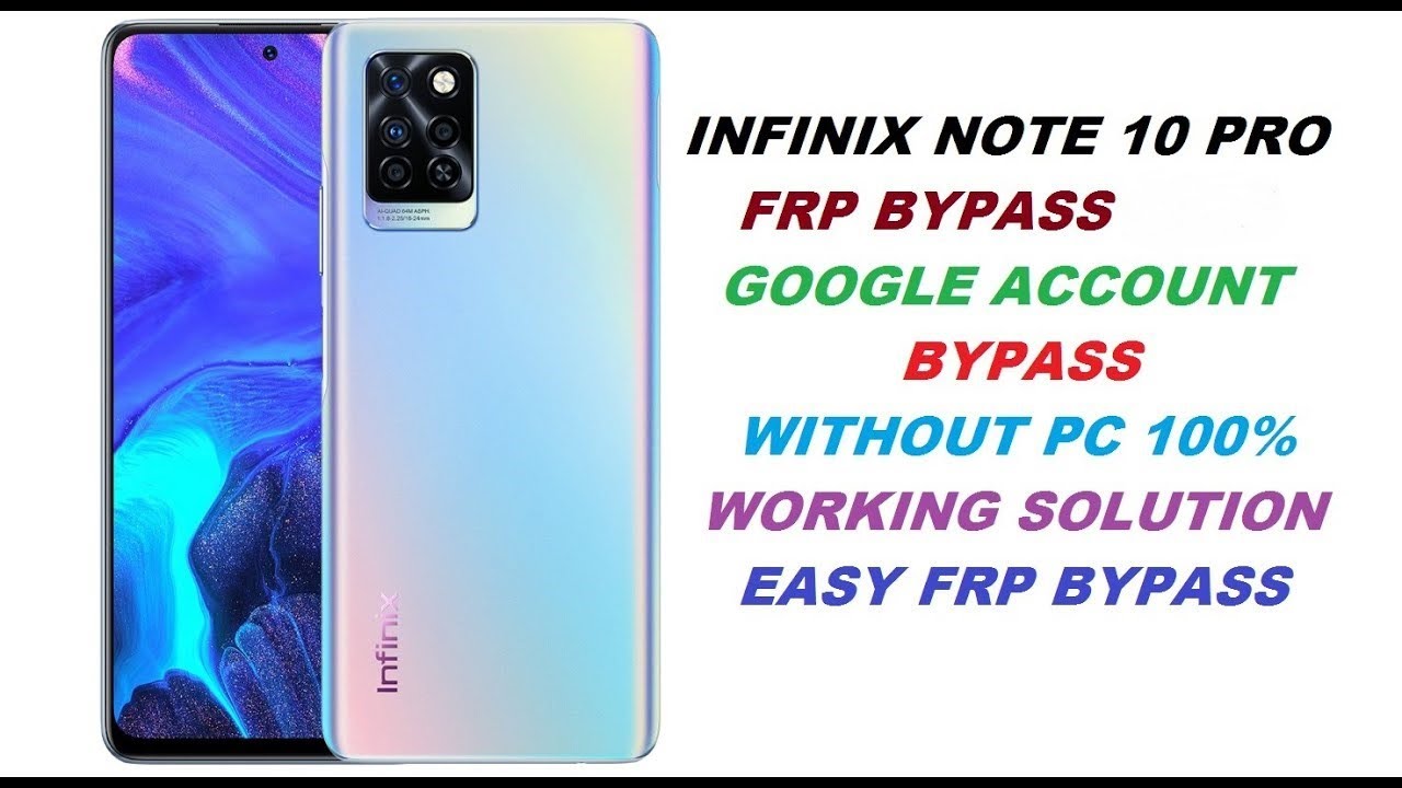 Infinix Note 10 Pro Frp Bypass 2025 | Infnix Note 10 Pro Google Account Unlock Without Pc 100 % Work