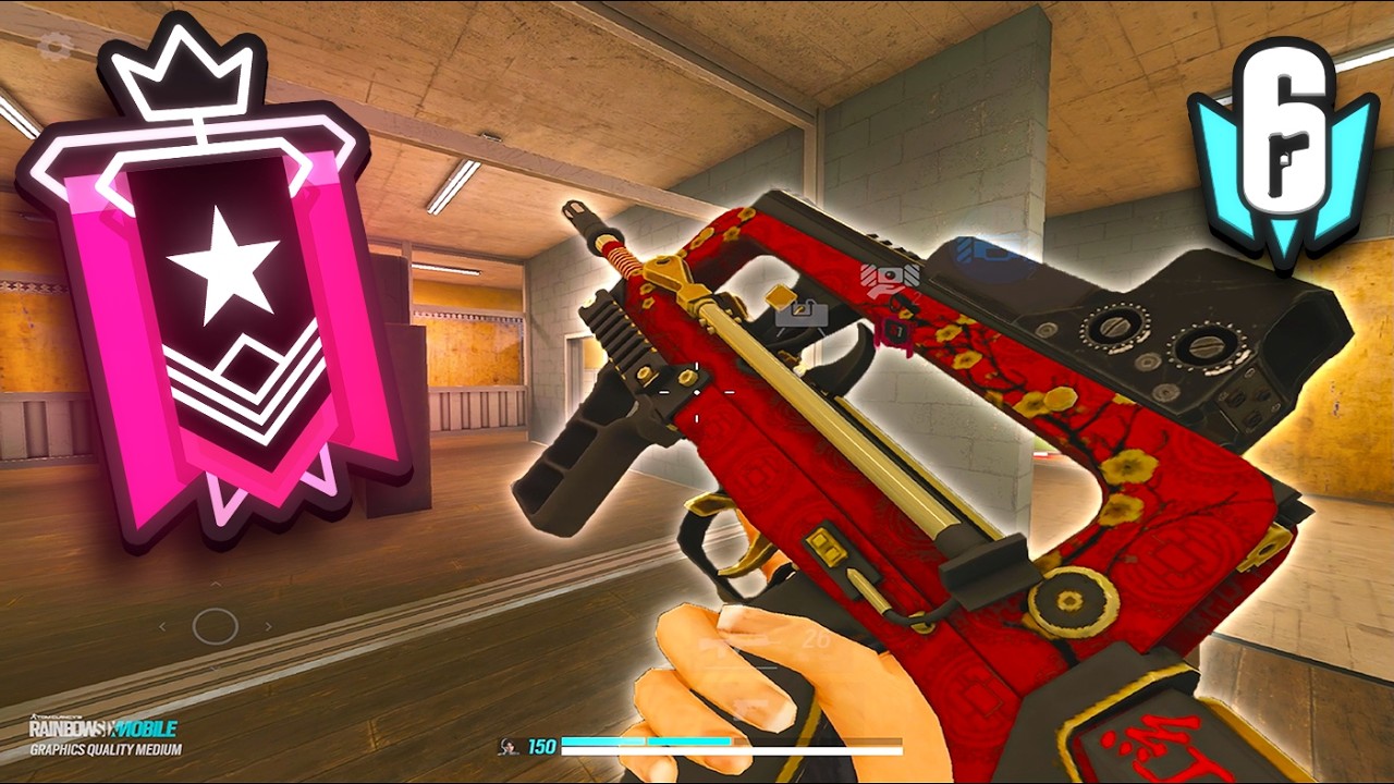 Best Player Gameplay Handcam in Rainbow Six Mobile