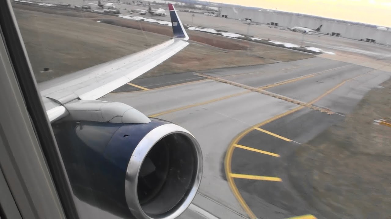 Powerful Engine Sounds!!!  Great HD 757 Takeoff From Philadelphia!!!