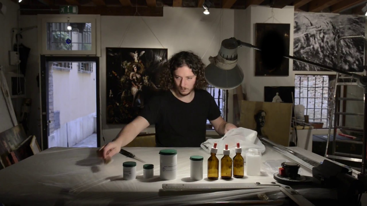 The making of the cyanotype prints in Venice  - Gianmaria De Luca