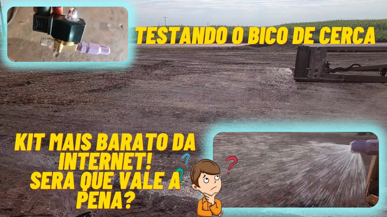 Testando KIT BICO DE CERCA instalado no JACTO UNIPORT 2500 STAR | Kit mais barato da internet