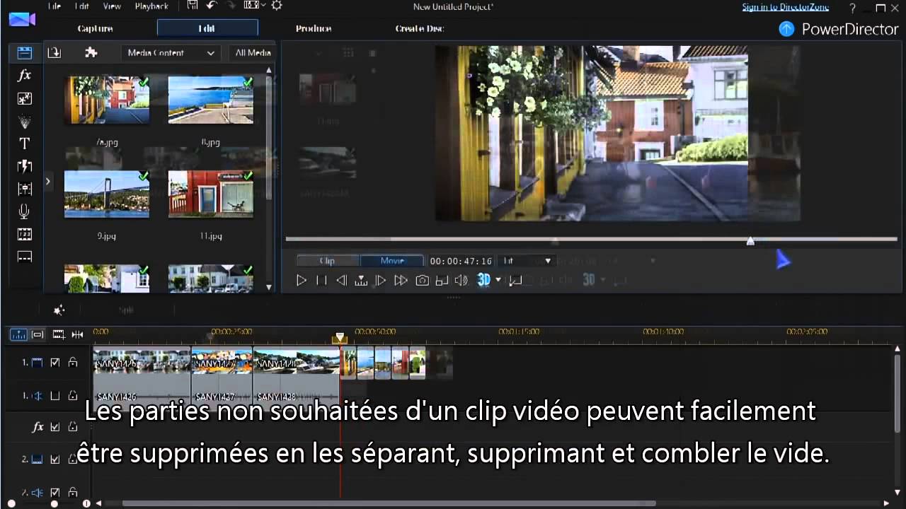 D&eacute;buter avec PowerDirector | Tutoriel PowerDirector 13 de CyberLink