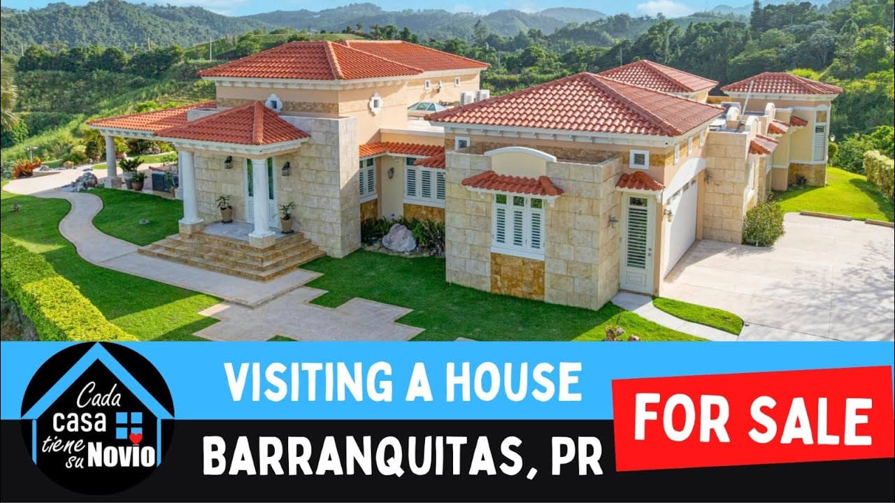 Visité casa en el campo a la venta en Barranquitas PR cerca del pueblo