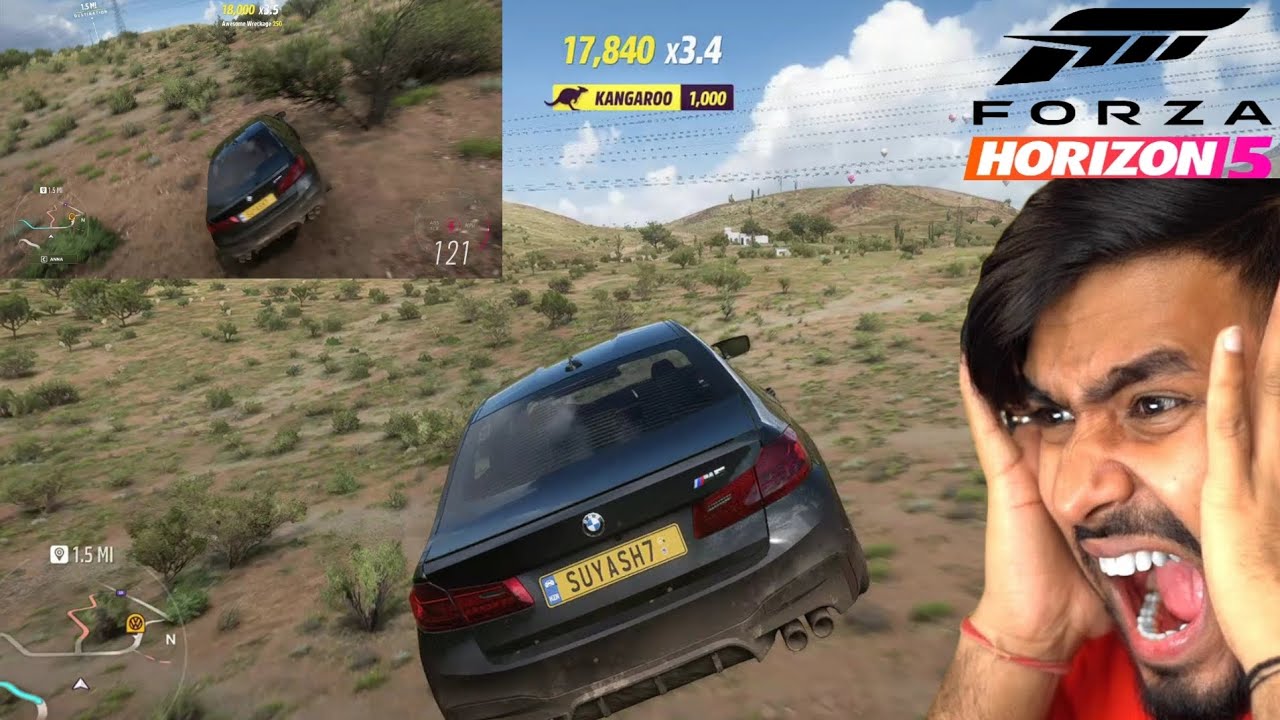 OFFROADING WITH BMW M5 | BMW ROCK TECHNO SHOCKED 🤯 | FORZA HORIZON 5 | EP-1 | #forzahorizon5