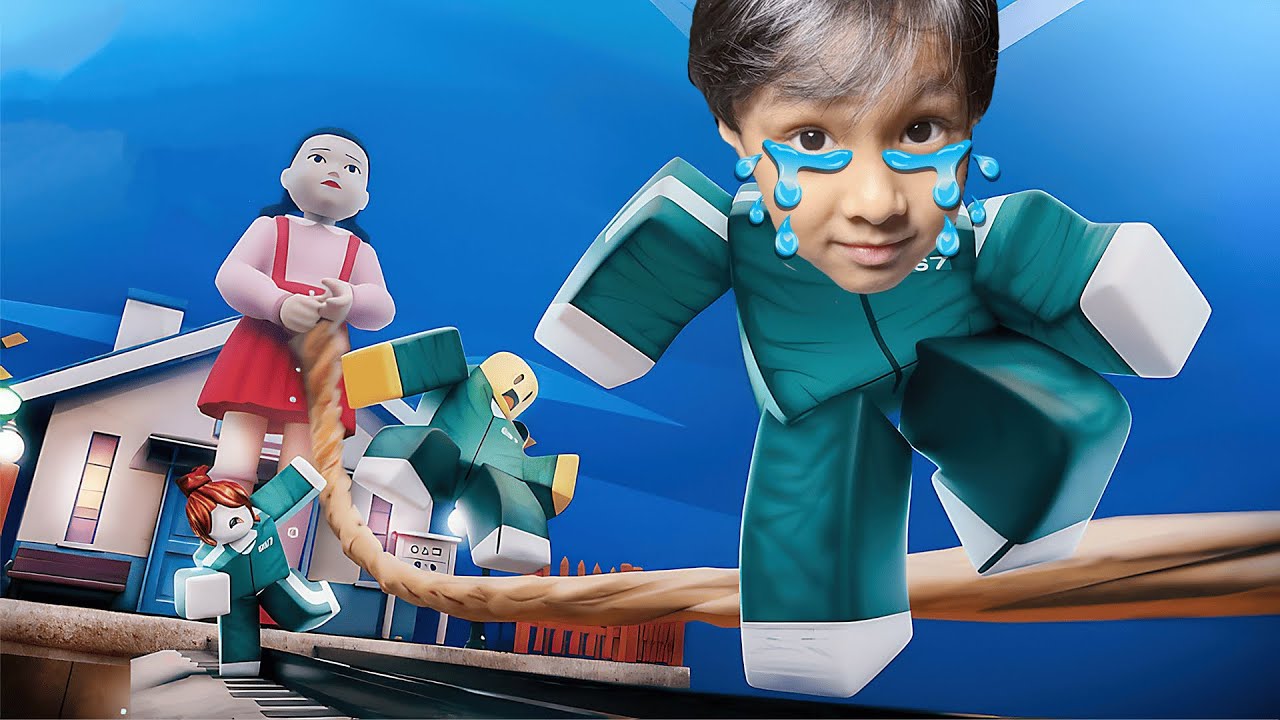 โดนจับตัวไปเล่น SQUID GAME (RoBlox Mega  Escape Squid Game 3 season)