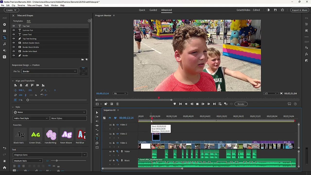 Basic Training for Adobe Premiere Elements 2026, Part 7 of 8