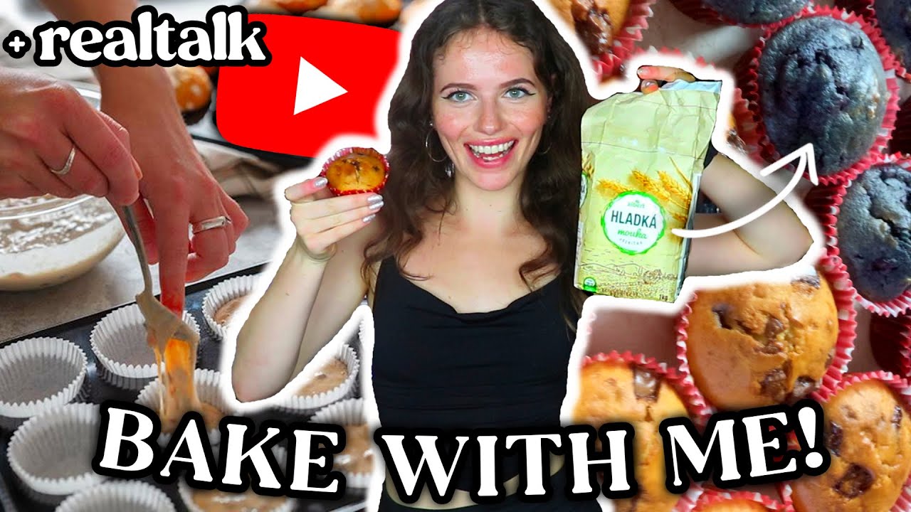 Peču 50 muffinů za 50 000 odběratelů! | BAKE WITH ME | Just Justýna
