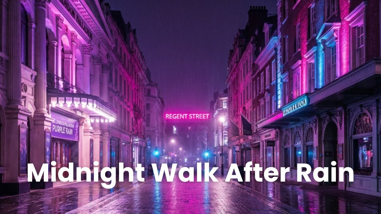 🌙Midnight Walk After Rain &ndash; Chill Lo-fi Music for Work, Study & Relax | 2 Hours
